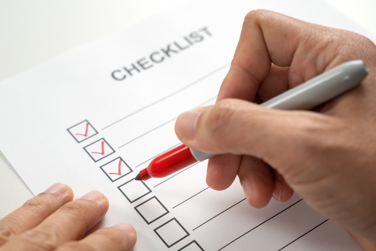 Divorce Settlement Checklist