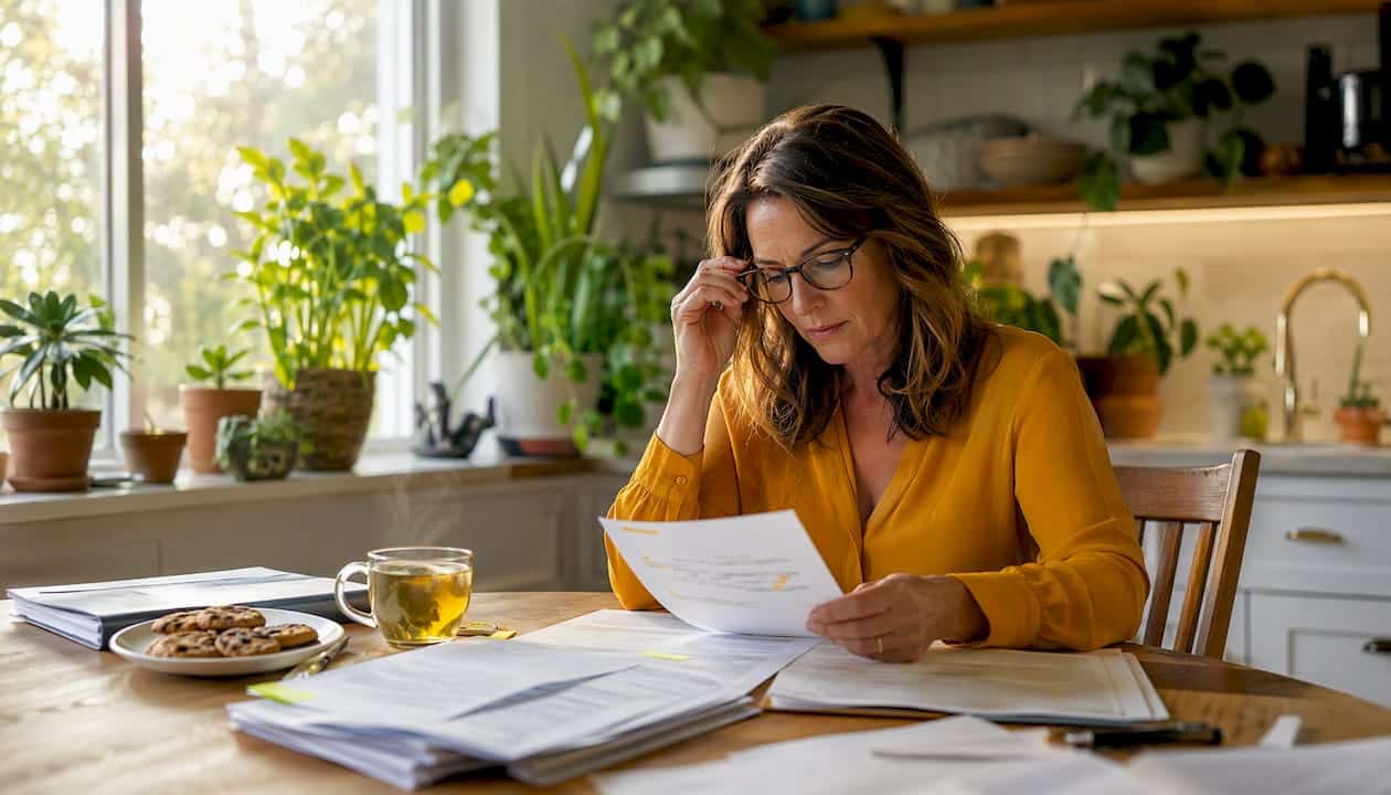 Hands reviewing parenting coordination legal papers