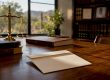 Legal divorce papers on table