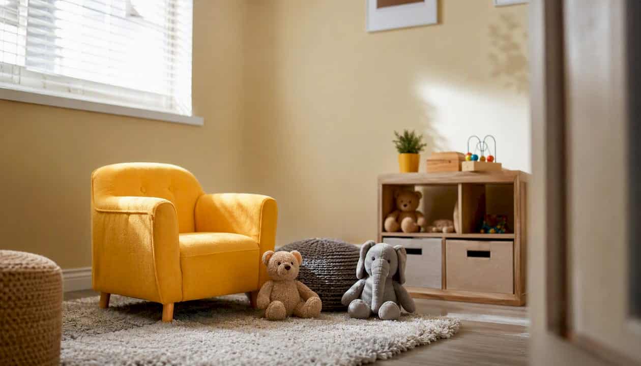 Empty child observation room for evaluation