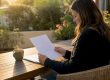 Blank financial disclosure forms on desk