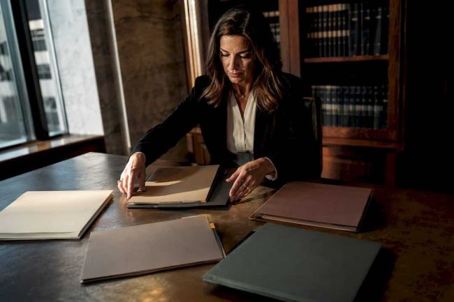 Custody evidence folders during legal review