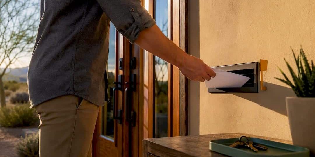 Parent mailing relocation notice envelope