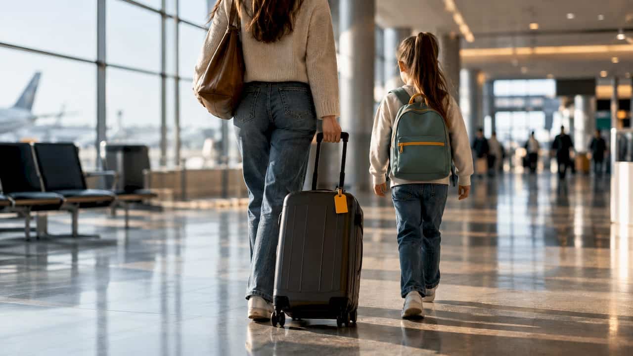 Parent and child preparing for interstate relocation
