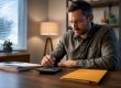 Parent calculating self-employed income