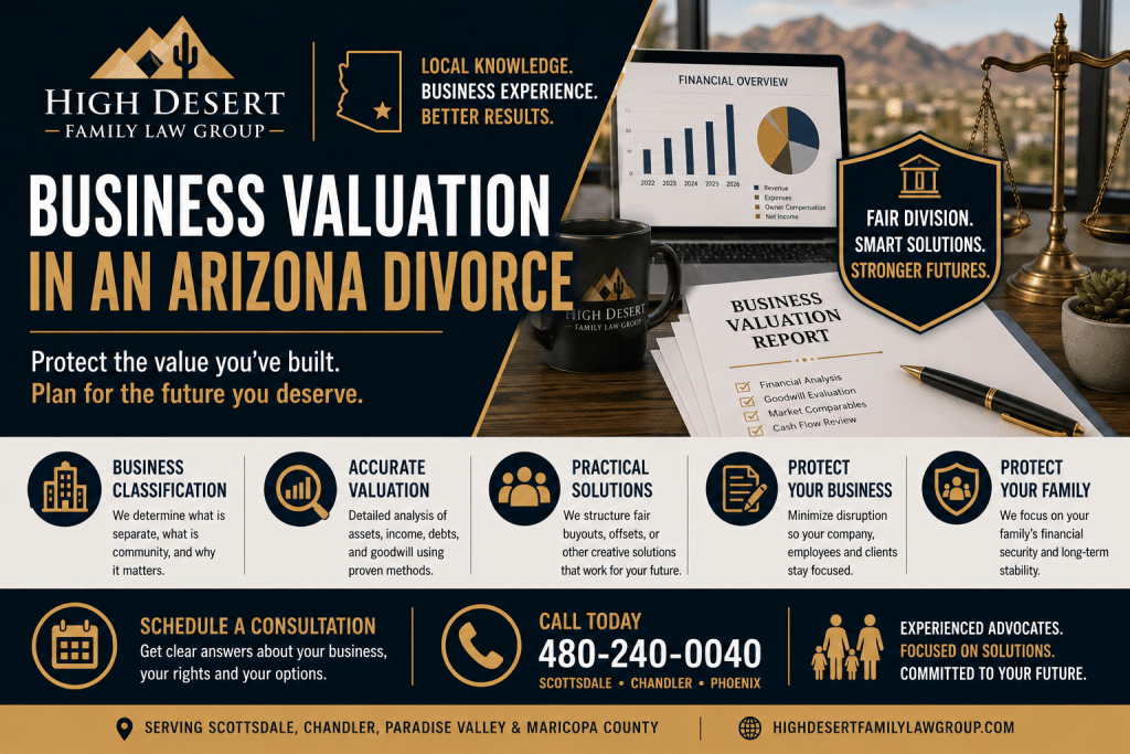 Business Valuation in an Arizona Divorce