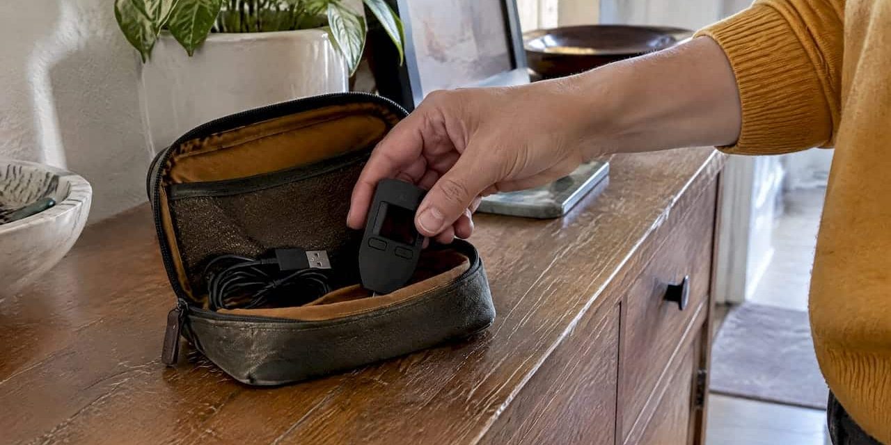 Trezor hardware wallet secured for divorce proceedings