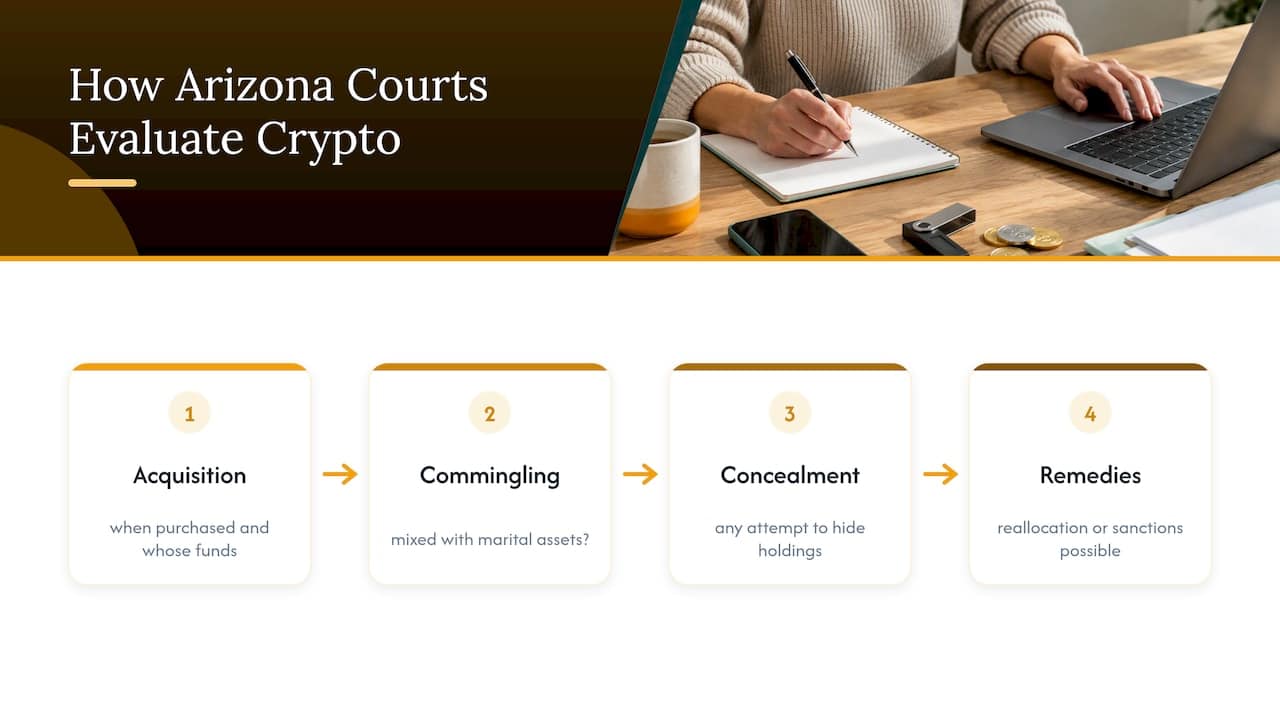 Arizona court decisions shaping cryptocurrency disputes — overview diagram