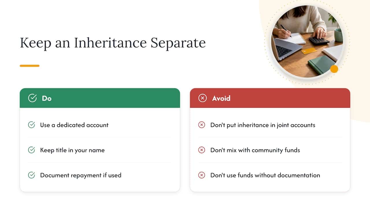 Three safeguards for protecting inherited funds