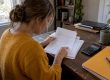 Hands tracing inherited funds through records