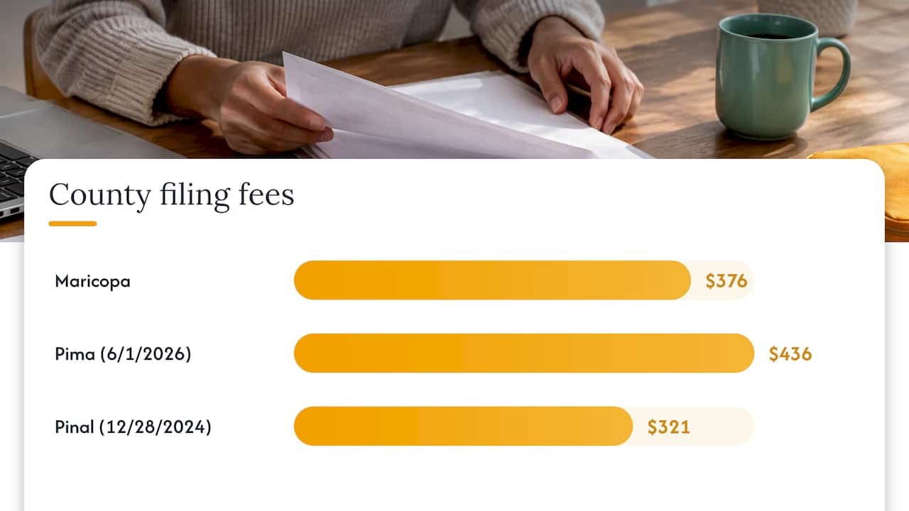 Why divorce filing fees differ from county to county — overview diagram