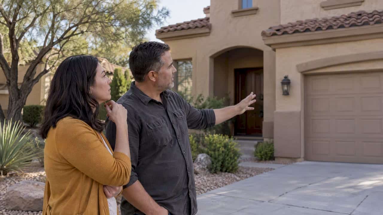 Arizona couple considering their jointly owned home