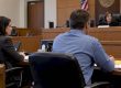Parents attend a contested divorce court hearing