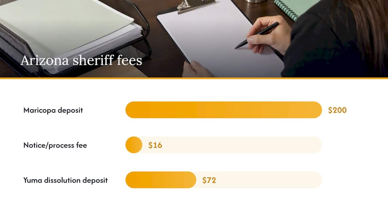 Cost: what the sheriff charges and what to expect from a private server — overview diagram