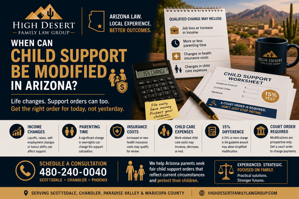 When Can Child Support Be Modified in Arizona?